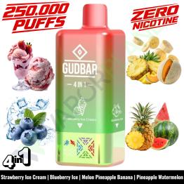 STRAWBERRY ICE CREAM Descartável 4in1 | 250.000 Puff | GUDBAR V2 (SEM NICOTINA)