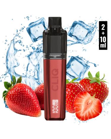 STRAWBERRY ICE Descartável 2+10ml Cliq 15000 Puffs - 20 mg - AVM