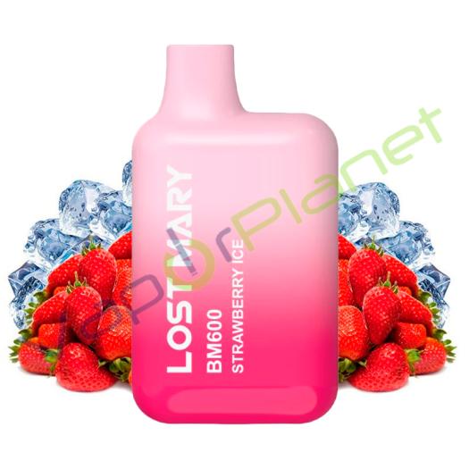 STRAWBERRY ICE Elf Bar Lost Mary BM600 20mg Salt - Descartável