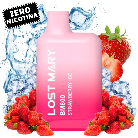 STRAWBERRY ICE Elf Bar Lost Mary BM600 - SEM NICOTINA