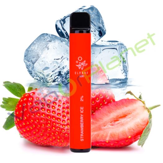 Sistema de cápsulas de bar STRAWBERRY ICE Elf - Descartável SEM NICOTINA