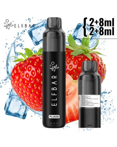 STRAWBERRY ICE Kit Plus30 20mg Elfbar | 2+8ML x2 |