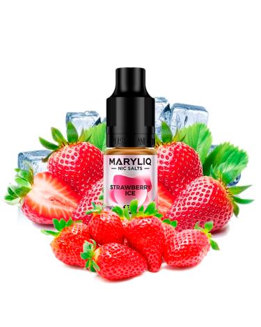 Strawberry Ice Nic Salt 20mg 10ml - Maryliq by Lost Mary
