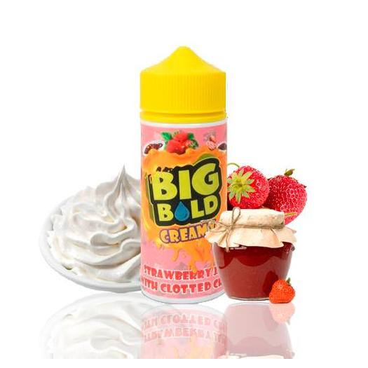 Strawberry Jam With Clotted Cream 100ML + Nicokits Gratis - Big Bold Creamy