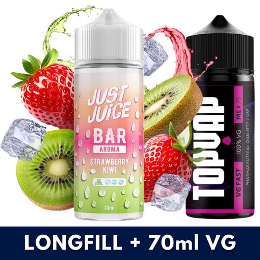 Strawberry Kiwi 24ml/120 (Longfill) Just Juice Bar + 70ml VG Fast