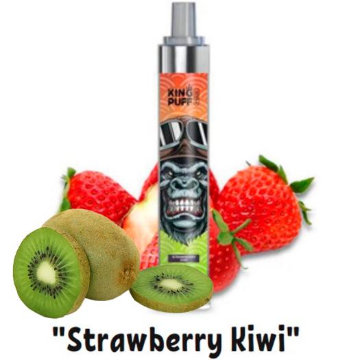 STRAWBERRY KIWI 4000 PUFFS - SEM NICOTINA - KING PUFF