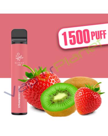 STRAWBERRY KIWI Elf Bar 1500 4,8ml Pod System - Descartável - SEM NICOTINA