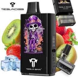 Strawberry Kiwi Ice MT 10000 Puff Tesla Bar by Teslacigs