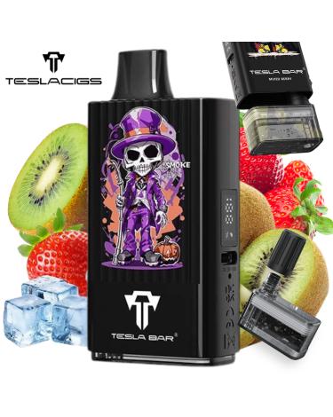 Strawberry Kiwi Ice MT 10000 Puff Tesla Bar by Teslacigs