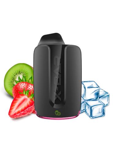 Strawberry Kiwi Ice X-Bar - BOX - 4000 Puffs - POD DESCARTÁVEL SEM NICOTINA