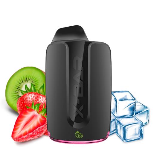 Strawberry Kiwi Ice X-Bar - BOX - 4000 Puffs - POD DESCARTÁVEL SEM NICOTINA