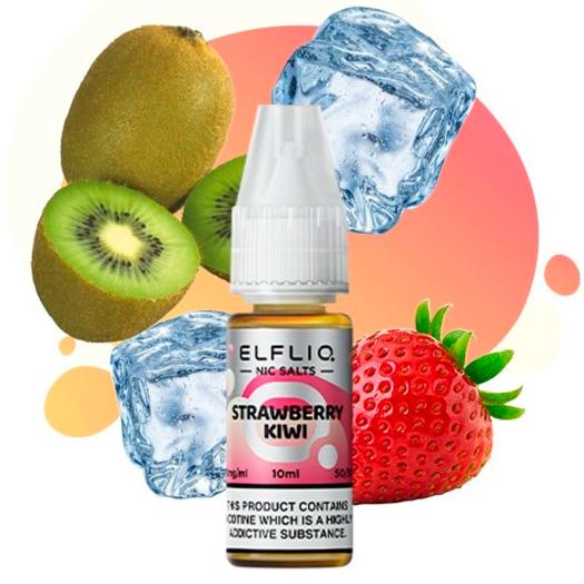 Strawberry KIWI Nic Salt 10ml - Elfliq by Elf Bar