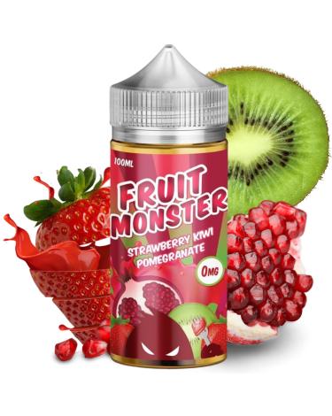 Strawberry Kiwi Pomegranate Fruit Monster 100mL Monster Vape Labs