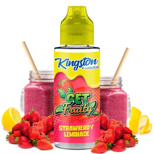 Strawberry Lemonade – GET FRUITY - Kingston E-liquids 100ml + Nicokits Gratis