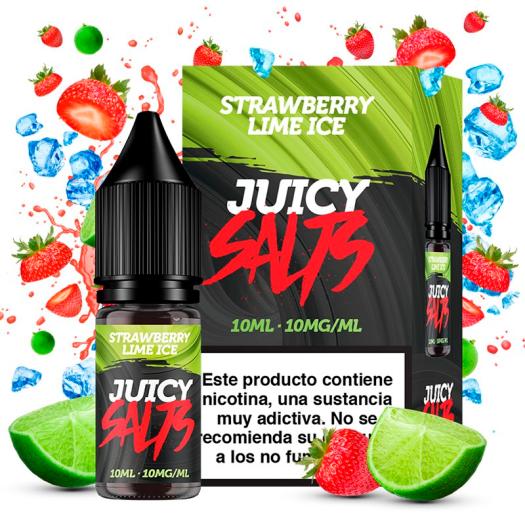 Strawberry Lime Ice 10ml - Juicy Salts