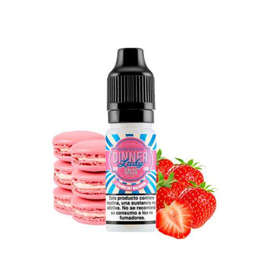 STRAWBERRY MACAROON - DINNER LADY SALT 10 ml - 20 mg - Líquido con SALES DE NICOTINA STRAWBERRY MACAROON - DINNER LADY SALT 10 ml - 20 mg - Líquido con SALES DE NICOTINA