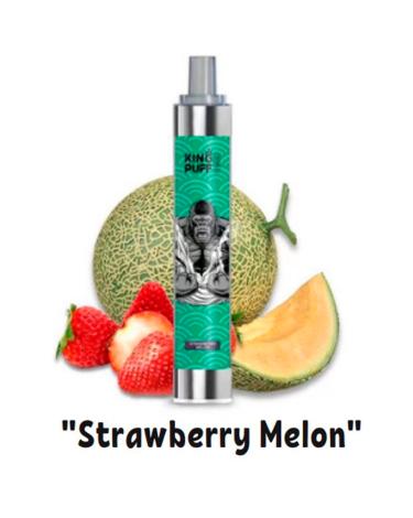 STRAWBERRY MELON 4000 PUFFS - SEM NICOTINA - KING PUFF