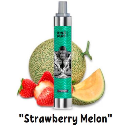 STRAWBERRY MELON 4000 PUFFS - SEM NICOTINA - KING PUFF