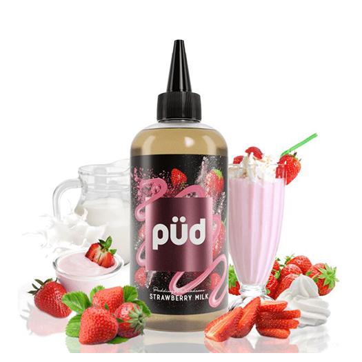 STRAWBERRY MILK 0mg 200ml + 4 Nicokits Gratis - Püd by Joe's Juice