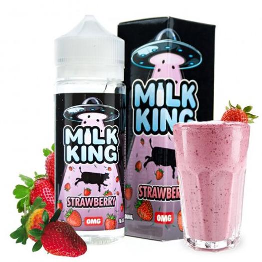 STRAWBERRY- Milk King – 100 ml + 2 Nicokit Gratis