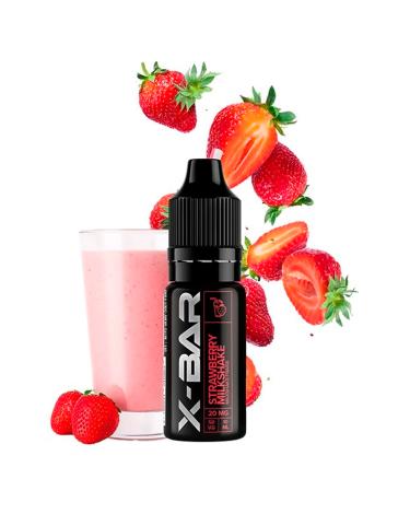 Strawberry Milkshake 10ml - X-Bar Sais de Nicotina