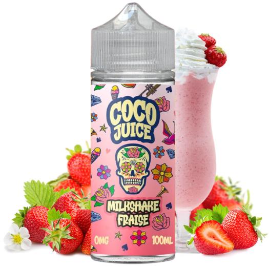 STRAWBERRY MILKSHAKE Coco Juice 100ml + Nicokit Gratis