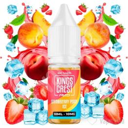Strawberry Peach Ice 10ml - Kings Crest Salts Fruits