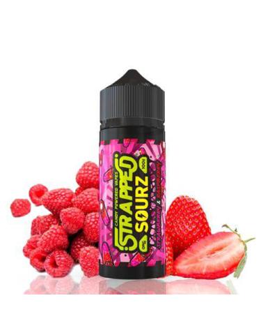 Strawberry & Raspberry 100ml + Nicokit gratis - Strapped Sourz