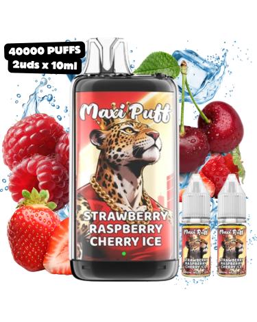 Strawberry Raspberry Cherry Ice Leopard+ 40K 1100mAh 20ml 20mg