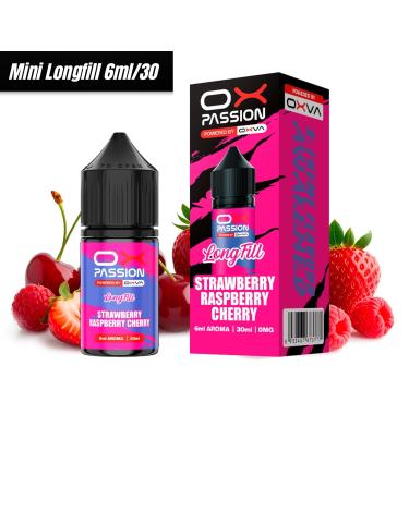 Strawberry Raspberry Cherry Longfill 6ml/30 Oxva Ox Passion