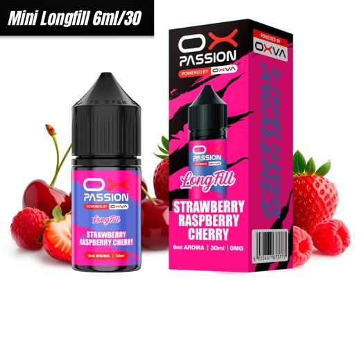 Strawberry Raspberry Cherry Longfill 6ml/30 Oxva Ox Passion