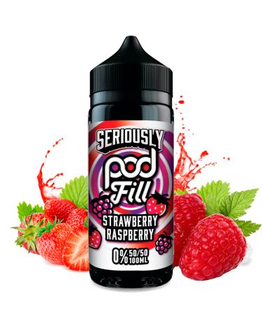 Strawberry Raspberry Seriously Pod Fill 100ml + Nicokits Gratis