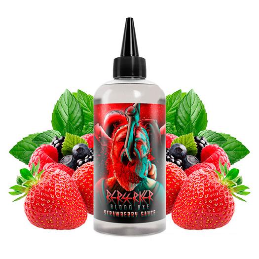 Strawberry Sauce 0mg 200ml + 4 Nicokits Gratis - Berserker Blood Axe by Joe's Juice