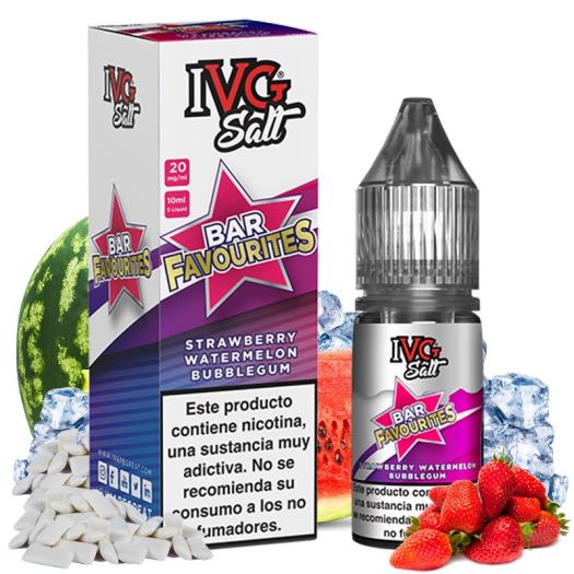 STRAWBERRY WATERMELON BUBBLEGUM 10 ml – I VG – Líquido com SAIS DE NICOTINA
