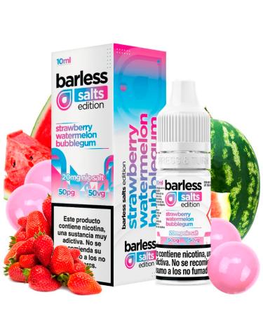 Strawberry Watermelon Bubblegum 10ml - Barless Salts Edition