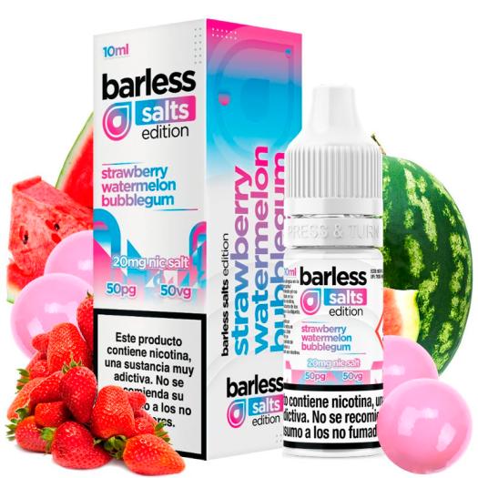 Strawberry Watermelon Bubblegum 10ml - Barless Salts Edition