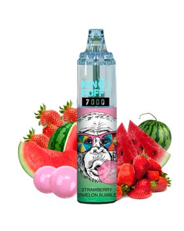 Strawberry Watermelon BubbleGum 7000 puffs - KING PUFF v2 - SEM NICOTINA