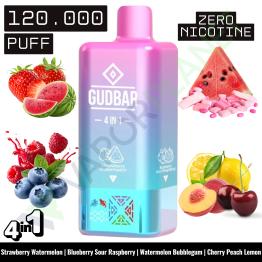 STRAWBERRY WATERMELON Descartável 4in1 | 120.000 Puff | GUDBAR (SEM NICOTINA)