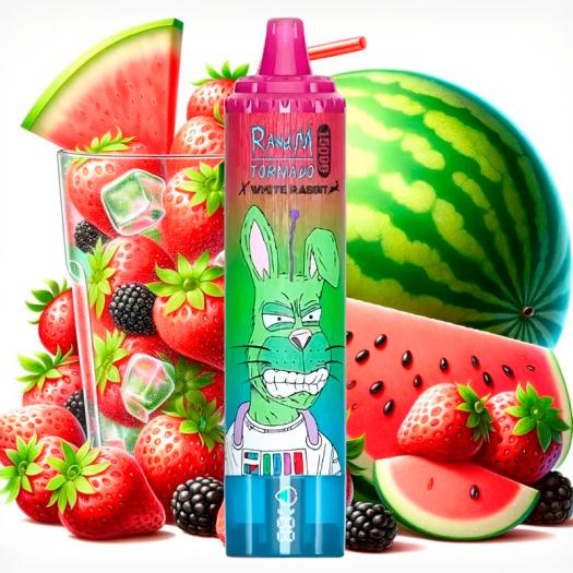 Strawberry Watermelon Lemonade - Tornado White Rabbit by RandM - Descartável 15.000 puff