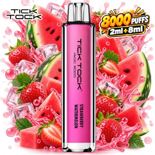 Strawberry Watermelon Tick Tock Magic 8K 20mg | 8.000 Puff (2ml+8ml)
