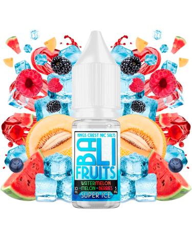 SUPER ICE Watermelon + Melon + Berries 10ml - Bali Fruits Salts by Kings Crest