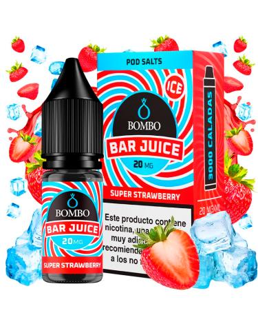 Super Strawberry Ice 10ml - Bar Juice by Bombo