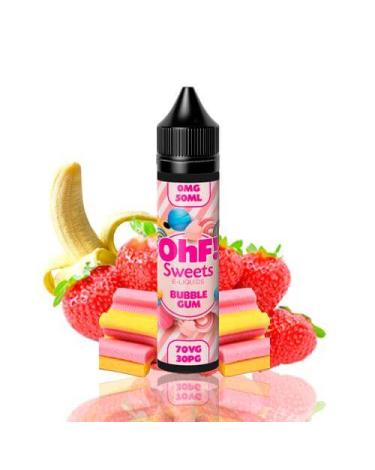 Sweets Bubblegum 50ml + Nicokits gratis - OhFruits E-Liquids