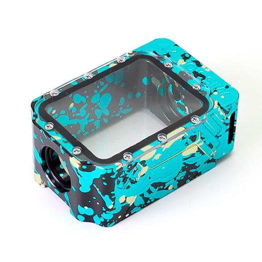 SXK Boro Tank estilo Mission Spacepod (Alumínio) GREEN BLACK