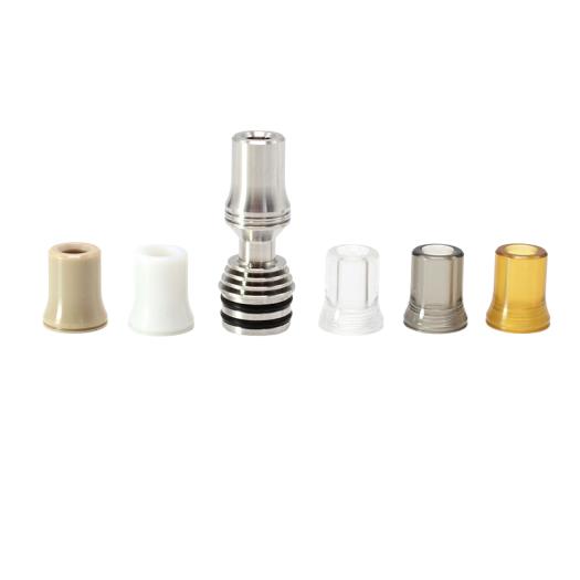 SXK Drip Tip Style Tombogiri baby MTL Driptips Set (6 in 1) para Billet / Boro AIO Box Mod