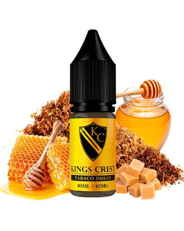 Tabaco Dulce 10ml - Kings Crest Salts 10 mg y 20 mg - Líquido con SALES DE NICOTINA