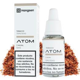 Tobacco 10ml - Hangsen Atom 12mg - Caixa com 10 Unidades