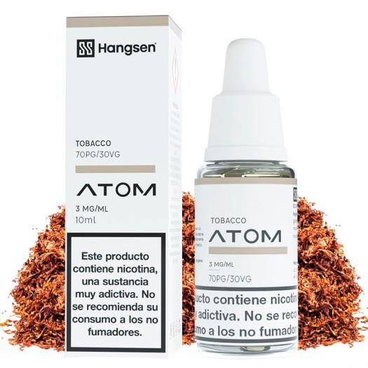 Tobacco 10ml - Hangsen Atom - Caixa com 10 Unidades