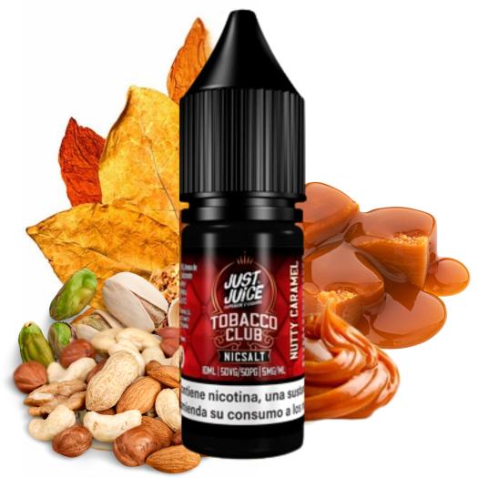 TOBACCO CLUB NUTTY CARAMEL - JUST JUICE SALT 10 ml