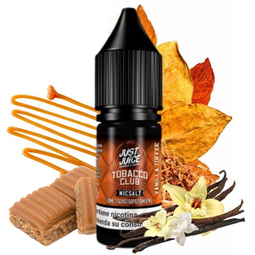 TOBACCO CLUB VANILLA TOFFEE - JUST JUICE SALT 10 ml